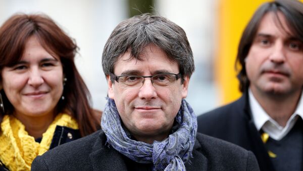 Carles Puigdemont, el presidente del Gobierno catalán cesado - Sputnik Mundo