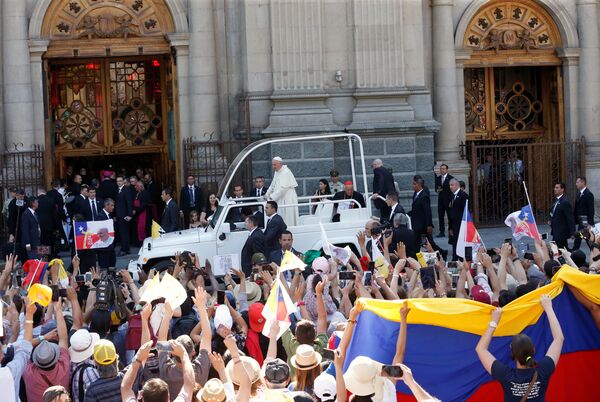 Primera visita apostólica del papa Francisco a Chile - Sputnik Mundo