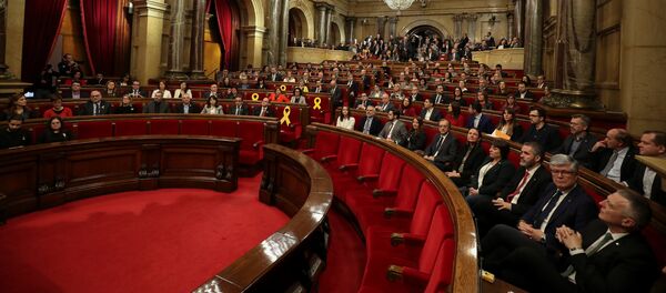La sesión constitutiva del Parlamento catalán - Sputnik Mundo