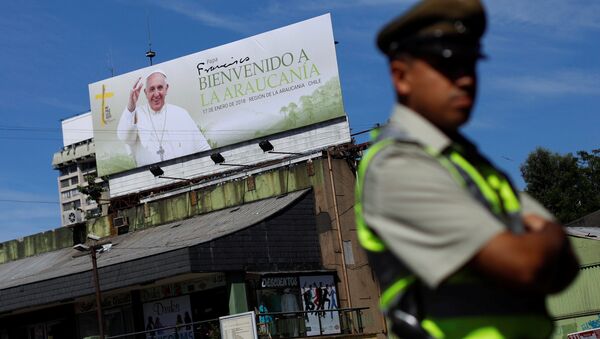 La Araucanía (centro sur de Chile) ante la llegada del papa Francisco La Araucanía (centro sur de Chile) ante la llegada del papa Francisco - Sputnik Mundo
