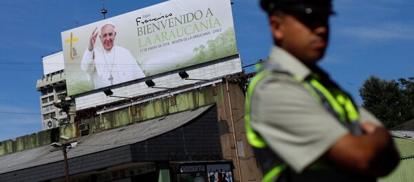 La Araucanía (centro sur de Chile) ante la llegada del papa Francisco La Araucanía (centro sur de Chile) ante la llegada del papa Francisco - Sputnik Mundo