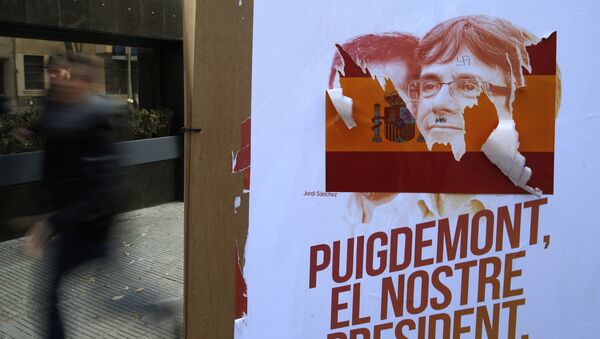 Campaña electoral de Carles Puigdemont - Sputnik Mundo