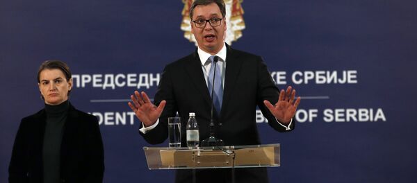 Aleksandar Vucic, el presidente de Serbia - Sputnik Mundo