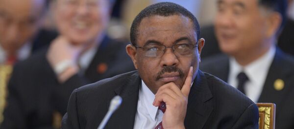 Hailemariam Desalegn, el primer ministro de Etiopía Hailemariam Desalegn, el primer ministro de Etiopía - Sputnik Mundo