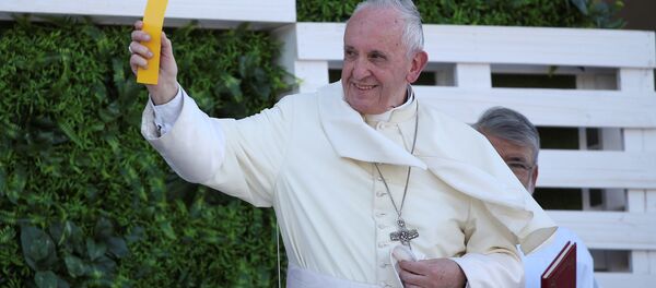 El papa Francisco durante su visita a Chile - Sputnik Mundo