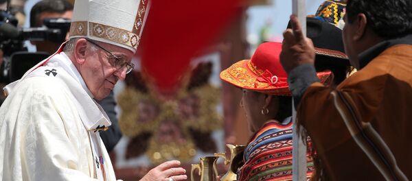 Papa Francisco celebra última misa en Chile Papa Francisco celebra última misa en Chile - Sputnik Mundo