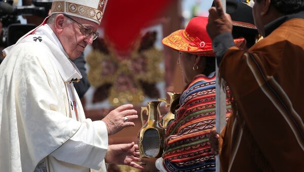 Papa Francisco celebra última misa en Chile - Sputnik Mundo