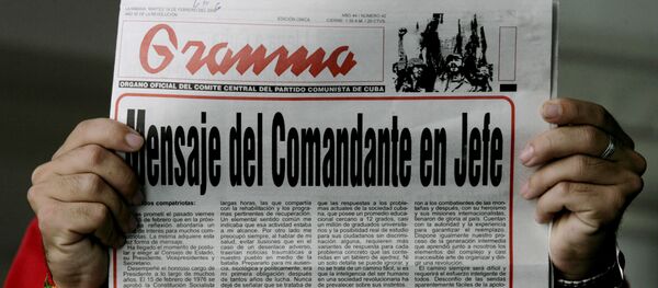 Portada del periódico Granma - Sputnik Mundo