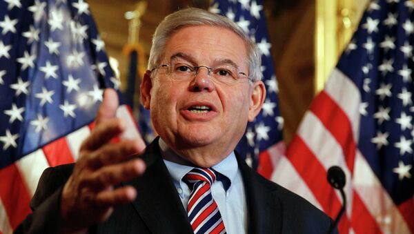 Robert Menéndez, senador demócrata - Sputnik Mundo