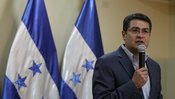 Juan Orlando Hernández, presidente de Honduras - Sputnik Mundo