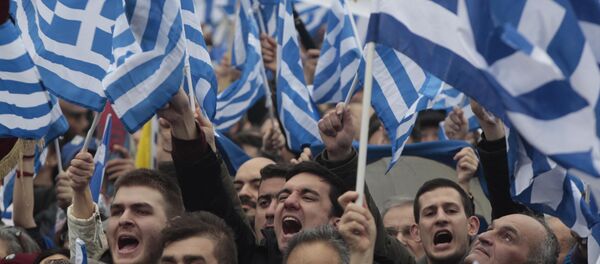 Protestas en Grecia - Sputnik Mundo