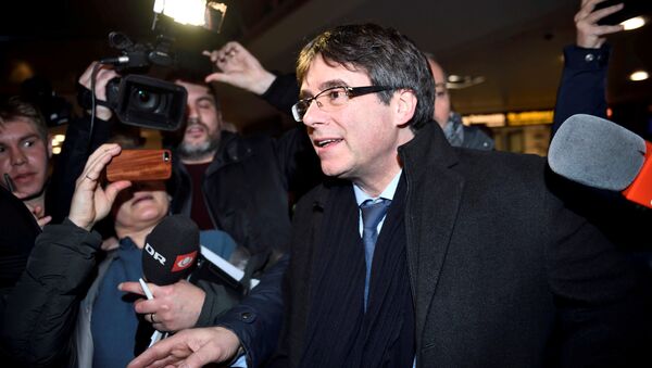 Carles Puigdemont, expresidente de Cataluña, en Dinamarca - Sputnik Mundo