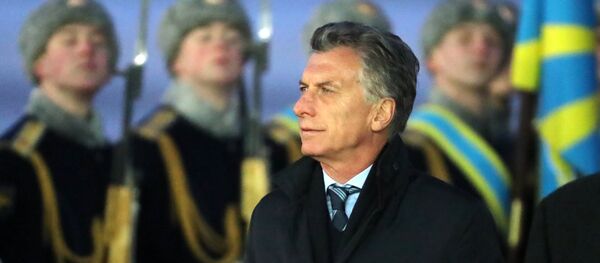 Mauricio Macri, presidente de Argentina, durante su visita a Rusia (archivo) - Sputnik Mundo