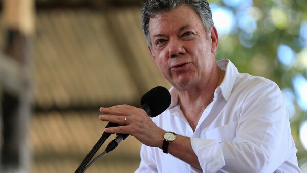 Juan Manuel Santos, presidente de Colombia - Sputnik Mundo