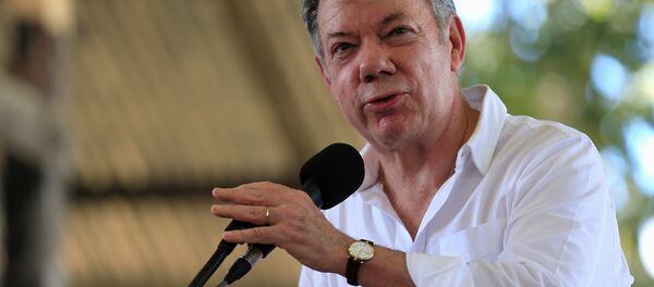 Juan Manuel Santos, presidente de Colombia - Sputnik Mundo