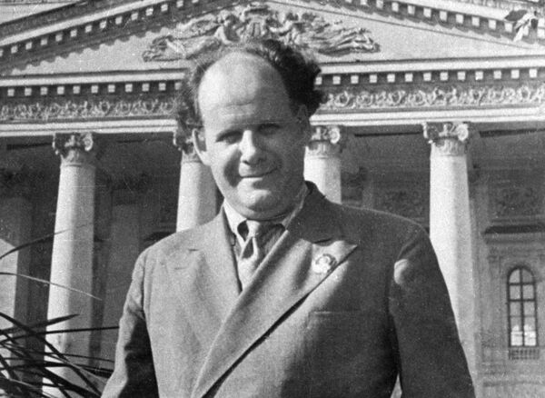 Una de las últimas fotos de Serguéi Eisenstein, director de cine soviético  - Sputnik Mundo