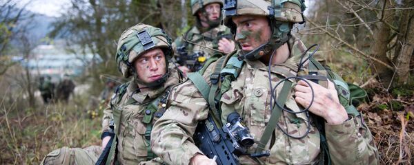Militares británicos, foto de archivo - Sputnik Mundo