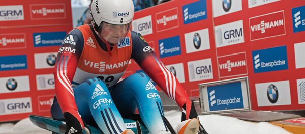 Victoria Démchenko, la competidora rusa en modalidad de trineo - Sputnik Mundo