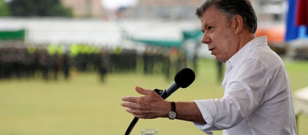 Juan Manuel Santos, presidente de Colombia - Sputnik Mundo