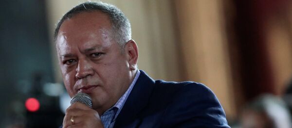 Diosdado Cabello, titular de la Asamblea Nacional (Parlamento) de Venezuela Diosdado Cabello, titular de la Asamblea Nacional (Parlamento) de Venezuela - Sputnik Mundo