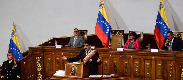 Nicolás Maduro, presidente de Venezuela, en la Asamblea Constituyente (imagen referencial) - Sputnik Mundo