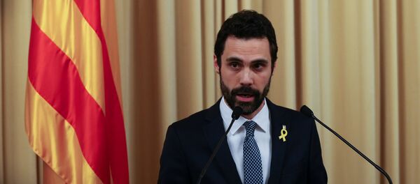 Roger Torrent, nuevo presidente del Parlamento de Cataluña - Sputnik Mundo