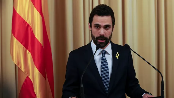 Roger Torrent, nuevo presidente del Parlamento de Cataluña