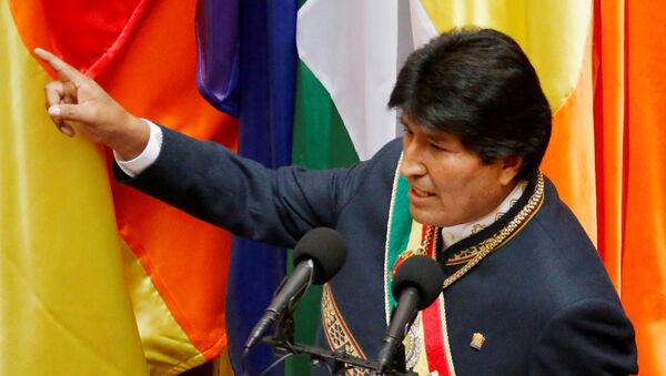 Evo Morales, presidente de Bolivia - Sputnik Mundo