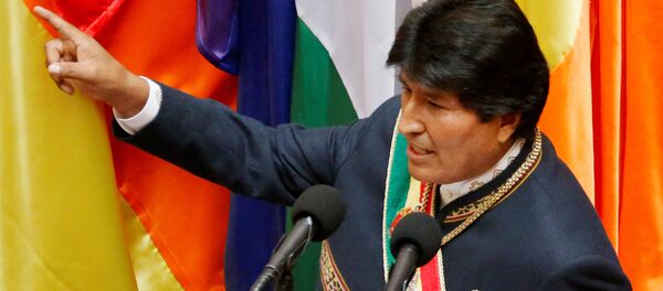 Evo Morales, presidente de Bolivia - Sputnik Mundo