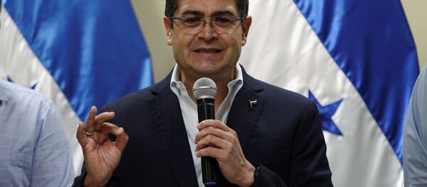 Juan Orlando Hernández, presidente de Honduras - Sputnik Mundo