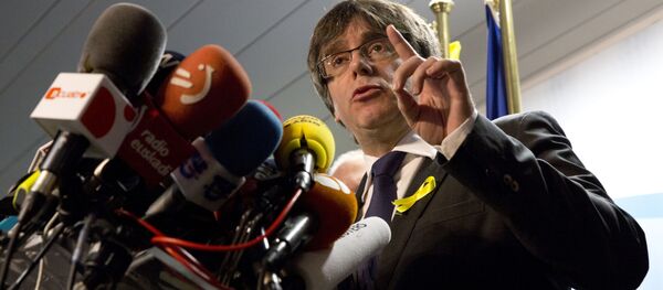 Carles Puigdemont, el expresidente del gobierno de Cataluña - Sputnik Mundo