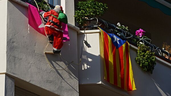 Bandera de Cataluña (imagen referencial) Bandera de Cataluña (imagen referencial) - Sputnik Mundo