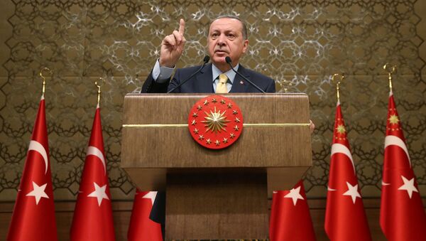 Recep Tayyip Erdogan, el presidente de Turquía - Sputnik Mundo