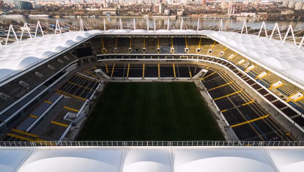 El estadio de fútbol Rostov Arena, en construcción en Rostov del Don El estadio de fútbol Rostov Arena, en construcción en Rostov del Don - Sputnik Mundo