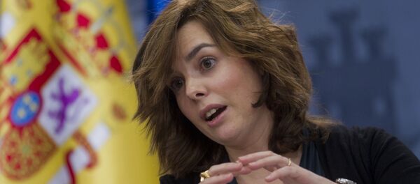 Government spokeswoman and deputy premier Soraya Saenz de Santamaria - Sputnik Mundo