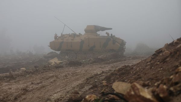 Operación turca en Afrín, Siria Operación turca en Afrín, Siria - Sputnik Mundo