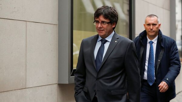 Carles Puigdemont, el líder independentista y el expresidente del Gobierno de Cataluña - Sputnik Mundo