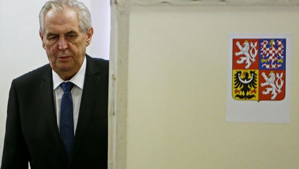 El mandatario checo, Milos Zeman El mandatario checo, Milos Zeman - Sputnik Mundo