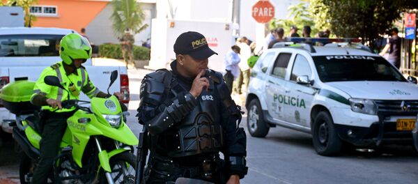 Lugar del atentado en Barranquilla, Colombia - Sputnik Mundo