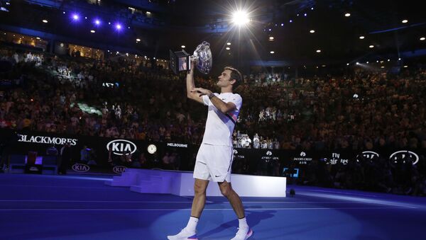 Roger Federer se proclama campeón del Open de Australia 2018 - Sputnik Mundo