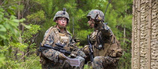Militares estadounidenses durante unos ejercicios (imagen ilustrativa) Militares estadounidenses durante unos ejercicios (imagen ilustrativa) - Sputnik Mundo