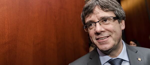 Carles Puigdemont, el expresidente catalán y líder independentista Carles Puigdemont, el expresidente catalán y líder independentista - Sputnik Mundo
