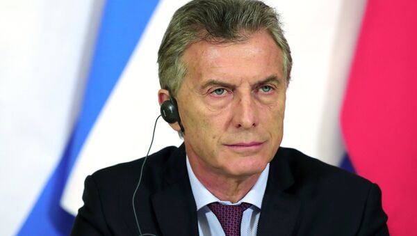 Mauricio Macri, presidente argentino - Sputnik Mundo