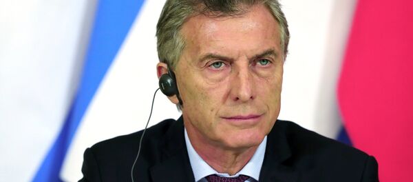 Mauricio Macri, presidente argentino (archivo) - Sputnik Mundo