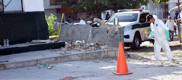 Lugar del atentado en Barranquilla - Sputnik Mundo