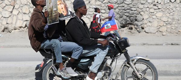 Las protestas en Haiti contra la declaración de Trump Las protestas en Haiti contra la declaración de Trump - Sputnik Mundo