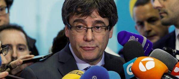 Carles Puigdemont, el expresidente catalán y líder independentista Carles Puigdemont, el expresidente catalán y líder independentista - Sputnik Mundo
