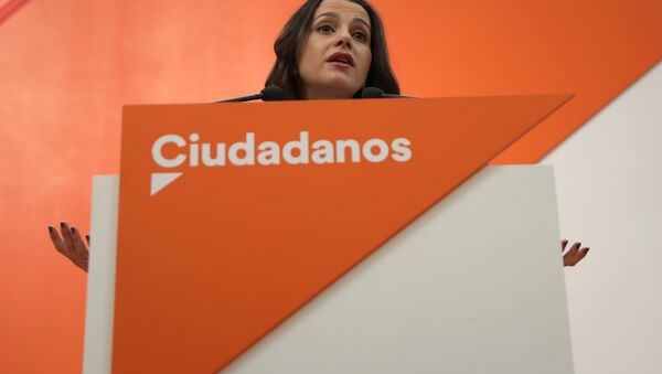 Inés Arrimadas, la líder de la oposición en el Parlamento catalán del partido Ciudadanos - Sputnik Mundo