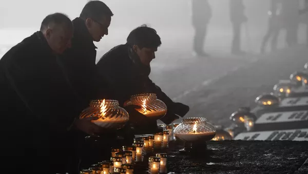 En el 73 aniversario de la liberación del campo de concentración Auschwitz, Polonia