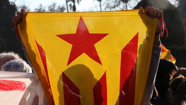 Estelada, bandera independentista catalana - Sputnik Mundo
